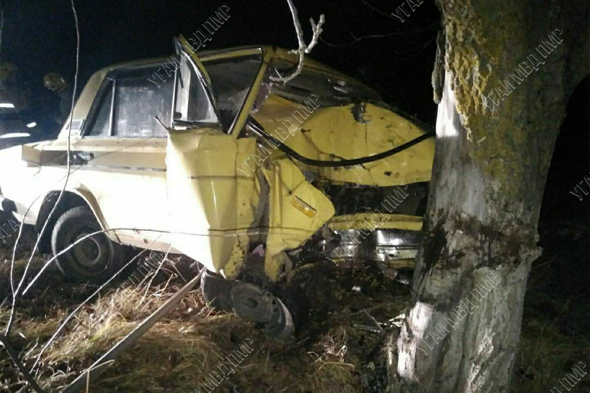 В Рыбницком районе «Жигули» врезались в дерево. Водитель чудом остался жив  | Новости Приднестровья