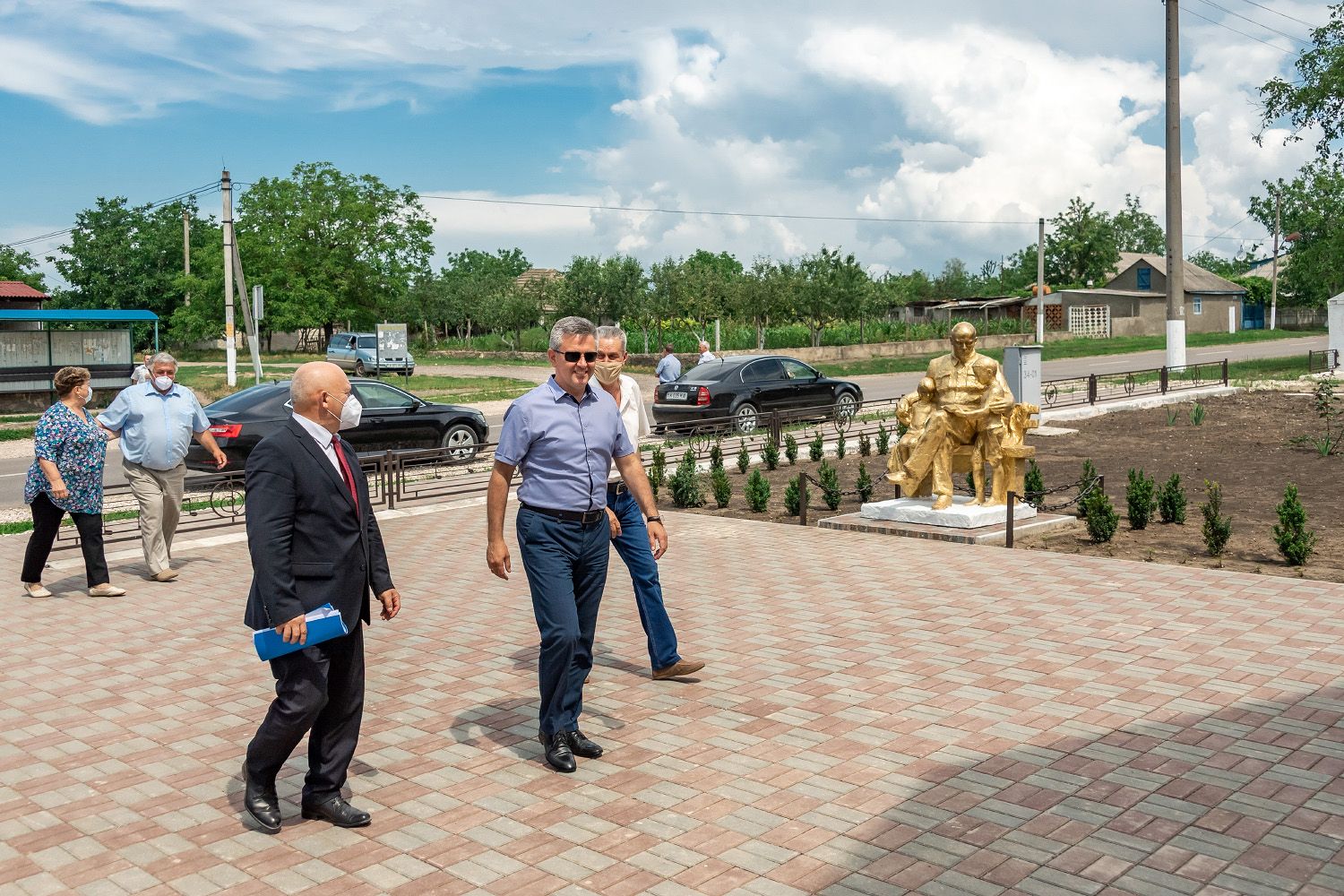 Вадим Красносельский осмотрел Дом культуры села Катериновка после ремонта |  Новости Приднестровья