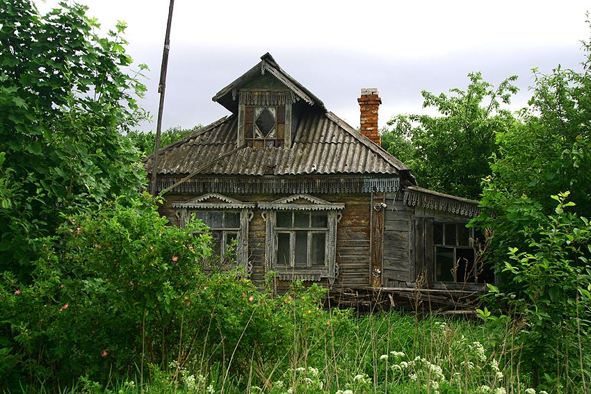 Старые деревенские дома фото