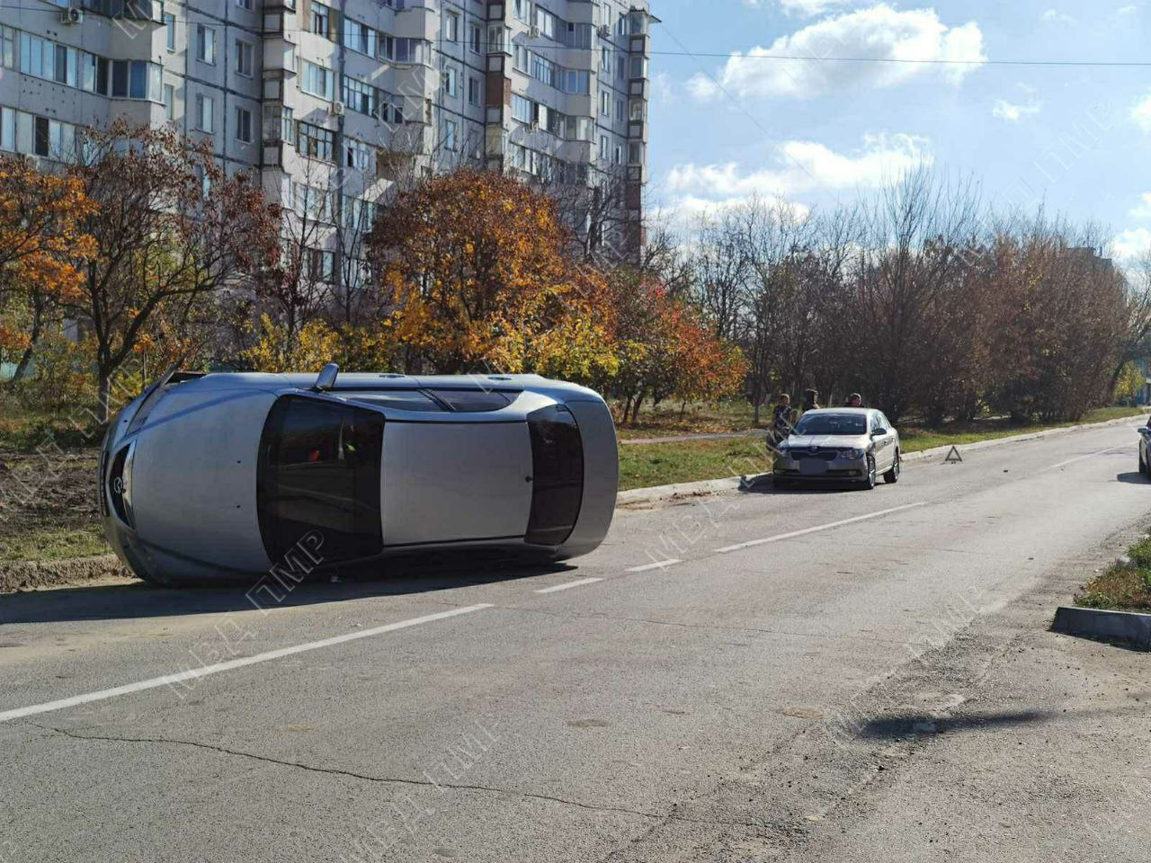 В Бендерах перевернулась Mazda | Новости Приднестровья