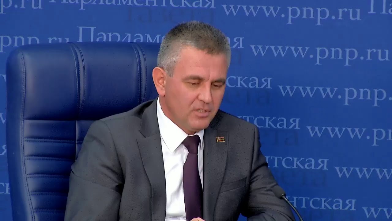 Пресс-конференция президента Приднестровья Вадима Красносельского
