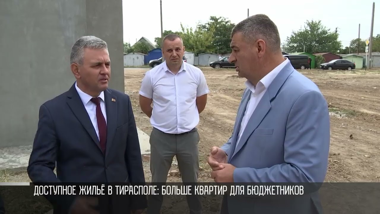 Президент проверил стройки в Тирасполе