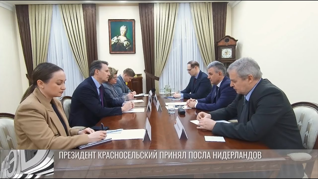 Президент – послу Нидерландов: «Проблемы - из-за отсутствия диалога»