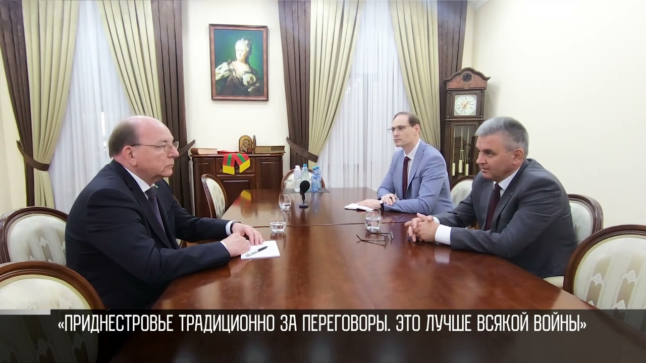 Президент Красносельский: «Приднестровье – за переговоры с Молдовой. Это лучше войны»