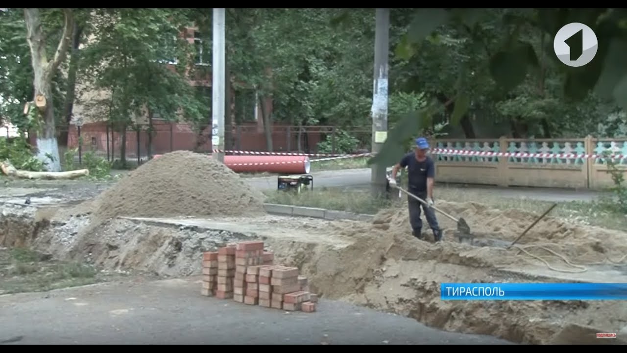 Ремонт дорог и проезд через мост в Тирасполе