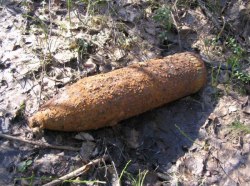 В дубоссарах обнаружен боеприпас времён великой отечественно.