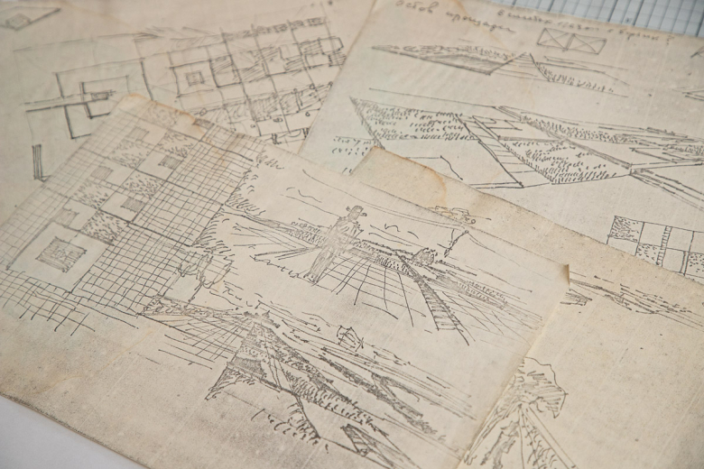 Эскиз проекта Мемориала Славы. 