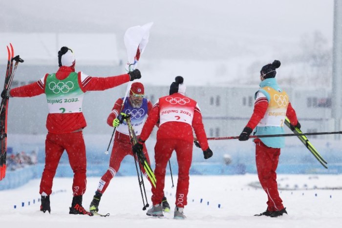 Впервые в истории российские лыжники выиграли золото Олимпиады в эстафете