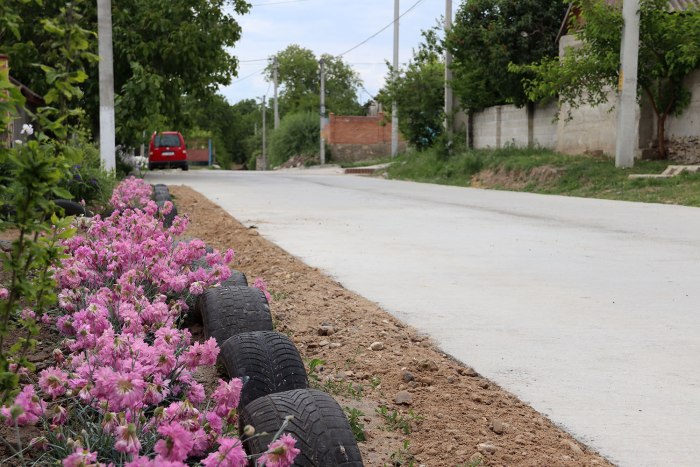 В Дубоссарах завершено строительство бетонной дороги по улице Кирова