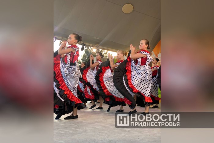 Сотни приднестровцев танцевали вместе с артистами танцевальной студии «Феличита»