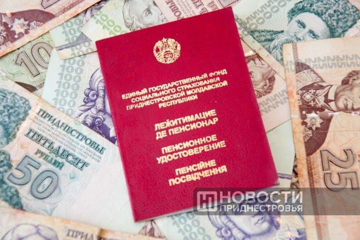 В Приднестровье поступили российские средства на доплаты пенсионерам