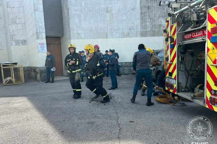 В столичном кинотеатре «Тирасполь» прошли учения пожарных