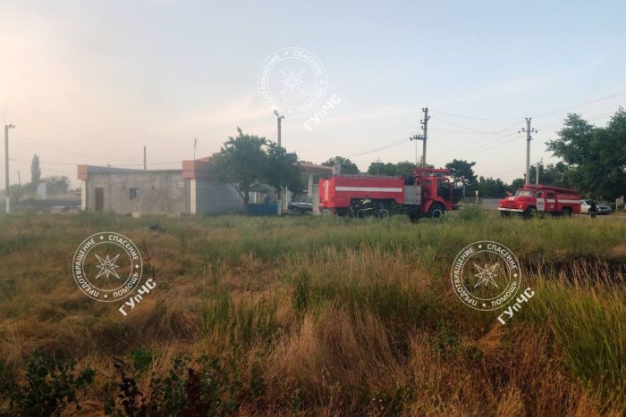 Обширный пожар произошел в селе Глиное Слободзейского района